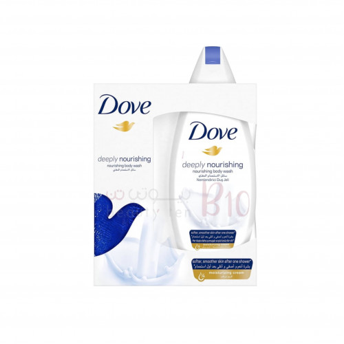 دوف غسول للجسم لتغذية البشرة وترطيبها بعمق أبيض 250مل دوف غسول للجسم لتغذية البشرة وترطيبها بعمق أبيض 250مل