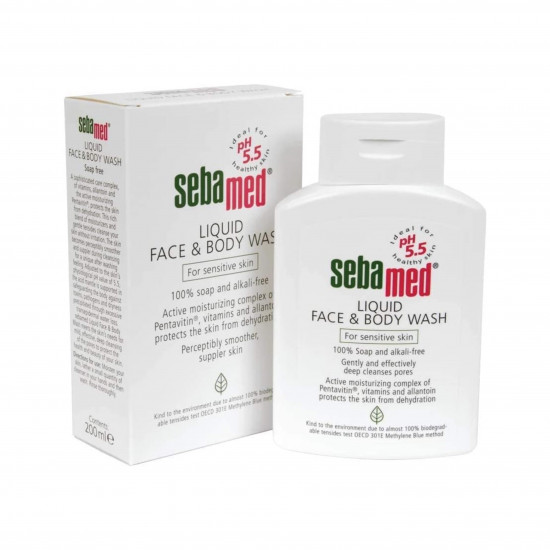 سيباميد منظف سائل للوجه والجسم 200 مل سيباميد منظف سائل للوجه والجسم 200 مل