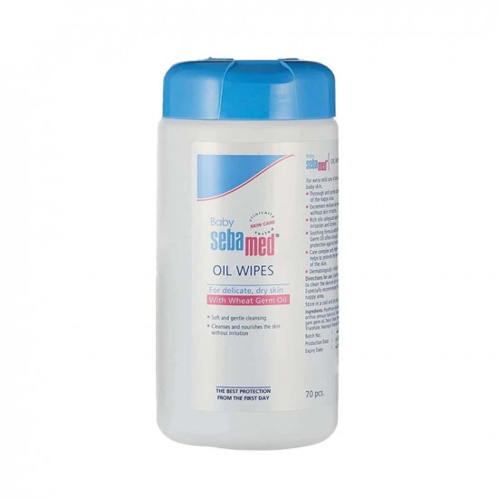 سيباميد بيبي مناديل مبللة بزيت للأطفال - 70 منديل سيباميد بيبي مناديل مبللة بزيت للأطفال - 70 منديل