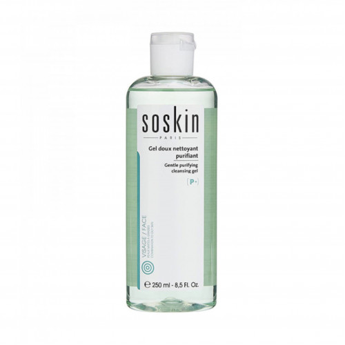 غسول جل لطيف لتنظيف وتنقية البشرة من سوسكن 250مل