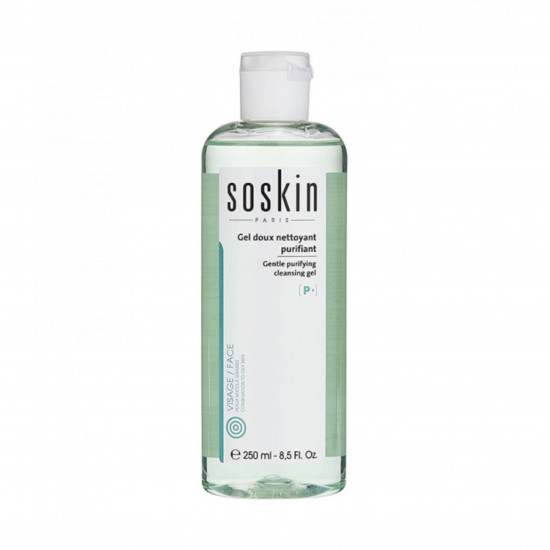 غسول جل لطيف لتنظيف وتنقية البشرة من سوسكن 250مل