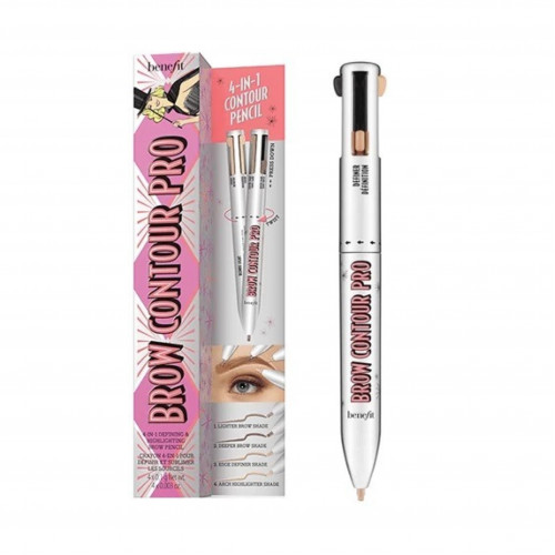 قلم الحواجب برو كونتور برو من بنفت - بني - اسود - فاتح