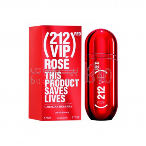 عطر كارولينا هيريرا 212 VIP روز رد النسائي او دو بارفيوم 80مل عطر كارولينا هيريرا 212 VIP روز رد النسائي او دو بارفيوم 80مل