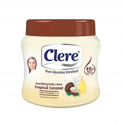 كريم الجسم بجوز الهند الاستوائي من كلير - 500مل كريم الجسم بجوز الهند الاستوائي من كلير - 500مل