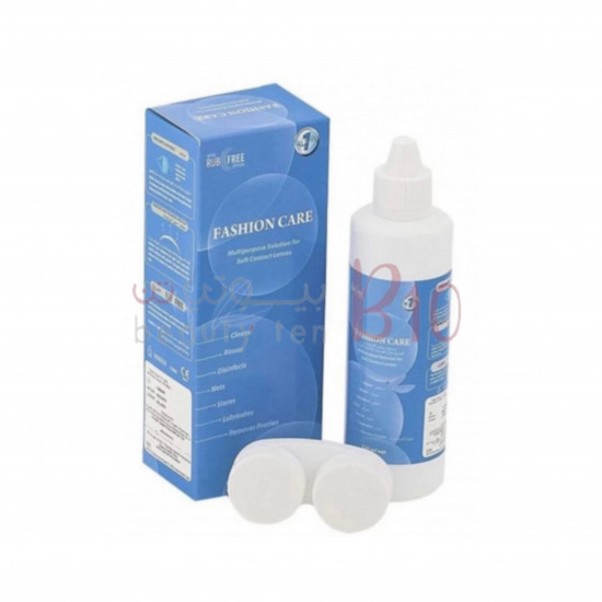 محلول عدسات فاشن كير-120مل