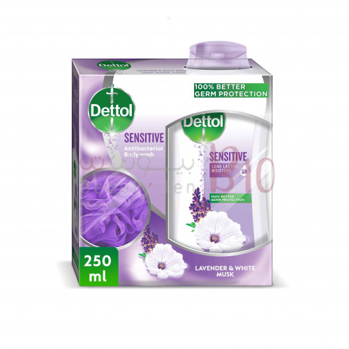 جل استحمام الجسم من ديتول على هيئة جل 250 مل جل استحمام الجسم من ديتول على هيئة جل 250 مل