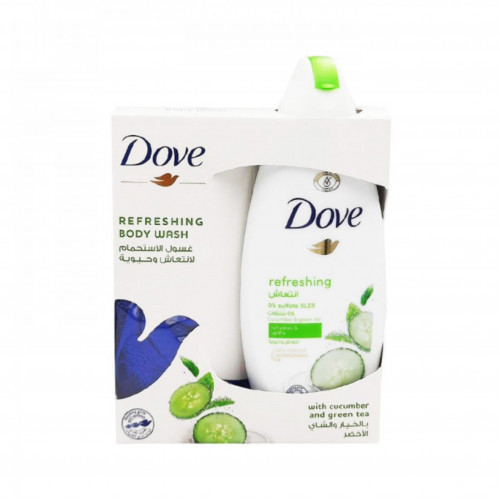 دوف سائل استحمام لمسة انتعاش بالخيار 250 مل مع ليفة هدية دوف سائل استحمام لمسة انتعاش بالخيار 250 مل مع ليفة هدية