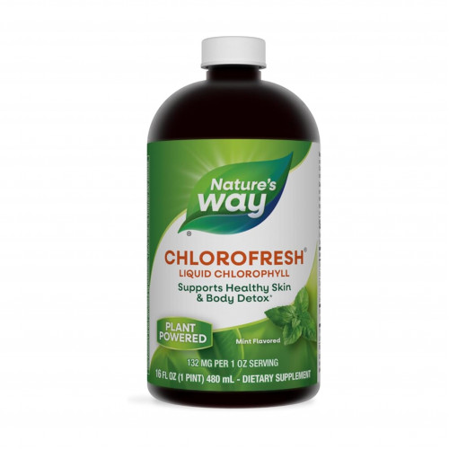 كلوروفيل سائل بنكهة النعناع من ناتشرز واي 480 مل كلوروفيل سائل بنكهة النعناع من ناتشرز واي 480 مل