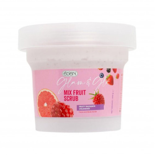 مقشر الوجه والجسم بالفواكه المختلطة من إيدن 200 جرام