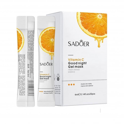 قناع ترطيب وتجديد البشرة بالفيتامين سي من سادور 20باكيت 4مل قناع ترطيب وتجديد البشرة بالفيتامين سي من سادور 20باكيت 4مل