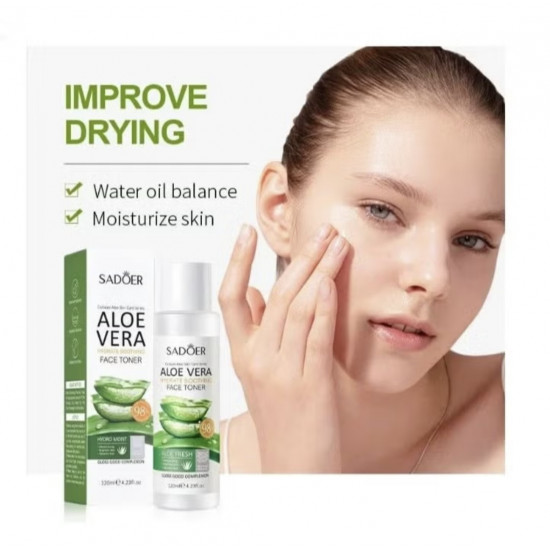 تونر الصبار  المهدئ والمرطب للوجه من سادور، 120 مل
