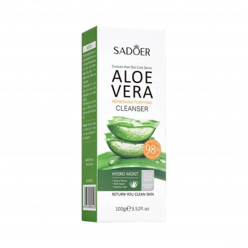 رغوة التنظيف والترطيب بالصبار من سادور 100مل