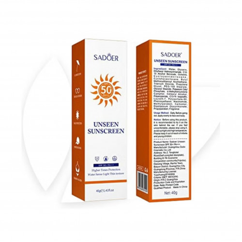 واقي شمس بعامل حماية 50من سادور 40جم واقي شمس بعامل حماية 50من سادور 40جم