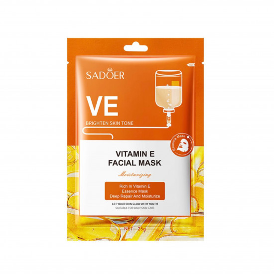 قناع الوجه الورقي  بفيتامين إي من سادور