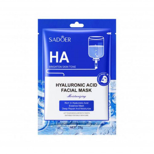 قناع الوجه الورقي بالهيالورونيك اسيد من سادور