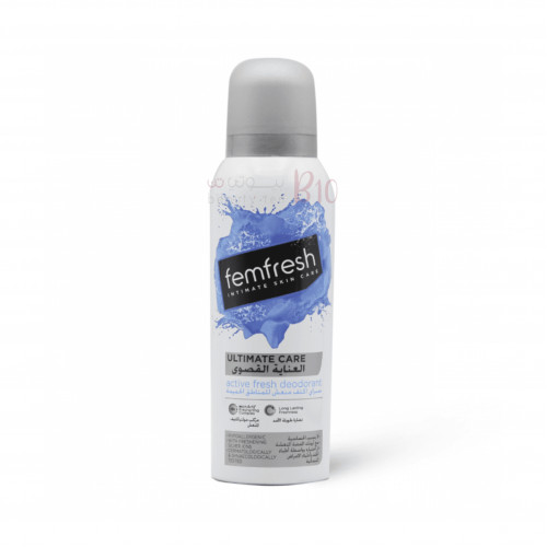 فيم فريش سبراي اكتيف منعش للمناطق الحساسة العناية القصوى - 125 مل فيم فريش سبراي اكتيف منعش للمناطق الحساسة العناية القصوى - 125 مل