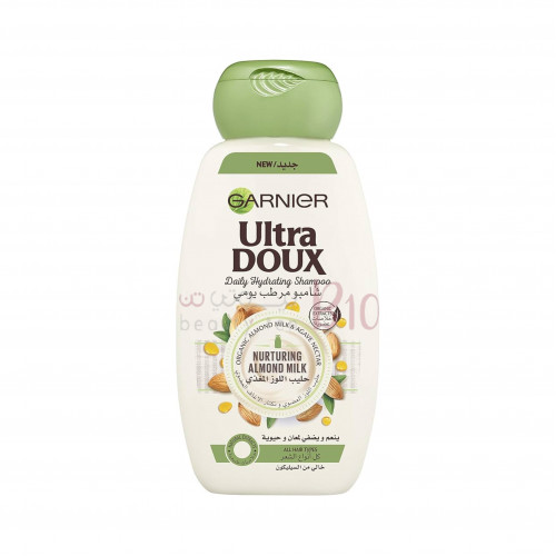 جارنييه الترا دو شامبو، مرطب يومي، بحليب اللوز 600مل جارنييه الترا دو شامبو، مرطب يومي، بحليب اللوز 600مل