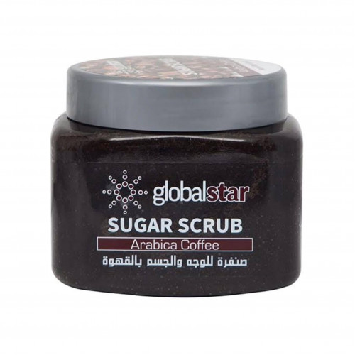 مقشر سكر للوجه والجسم بالقهوة جلوبال ستار 600 مل مقشر سكر للوجه والجسم بالقهوة جلوبال ستار 600 مل