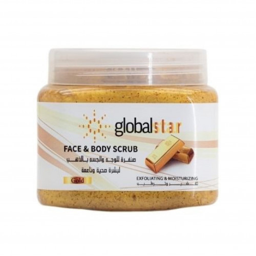 جلوبال ستار صنفرة الذهب للوجه والجسم 500 مل جلوبال ستار صنفرة الذهب للوجه والجسم 500 مل