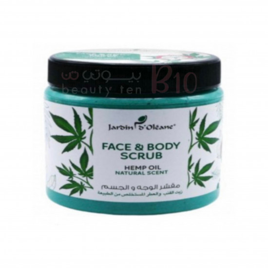 مقشر للوجه والجسم بزيت القنب والعطر المستخلص من الطبيعة جاردن اوليان - 500 مل مقشر للوجه والجسم بزيت القنب والعطر المستخلص من الطبيعة جاردن اوليان - 500 مل