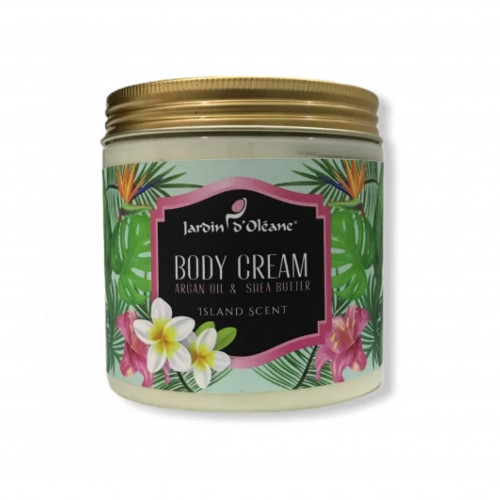 كريم الجسم زيت الاركان و زبدة الشيا من جاردن اوليان - 500مل