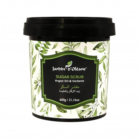 مقشر السكر زيت الارغان والمليسا من جاردن اوليان - 600 جم 