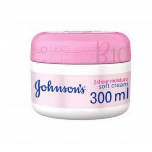 كريم للجسم ترطيب 24 ساعة ناعم من جونسون عبوة 300 مل كريم للجسم ترطيب 24 ساعة ناعم من جونسون عبوة 300 مل