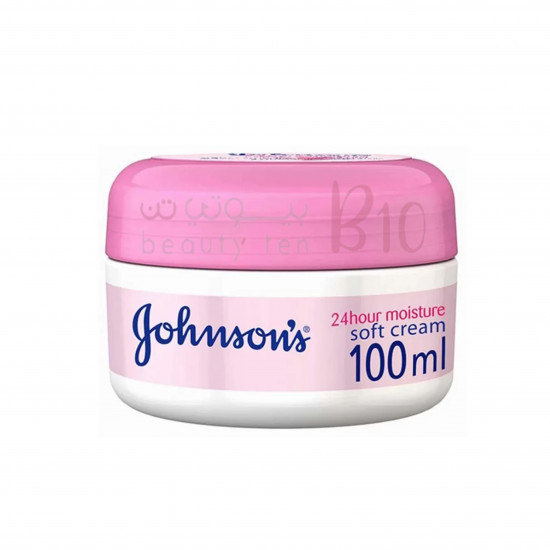 كريم للجسم ترطيب 24 ساعة ناعم من جونسون عبوة 100مل