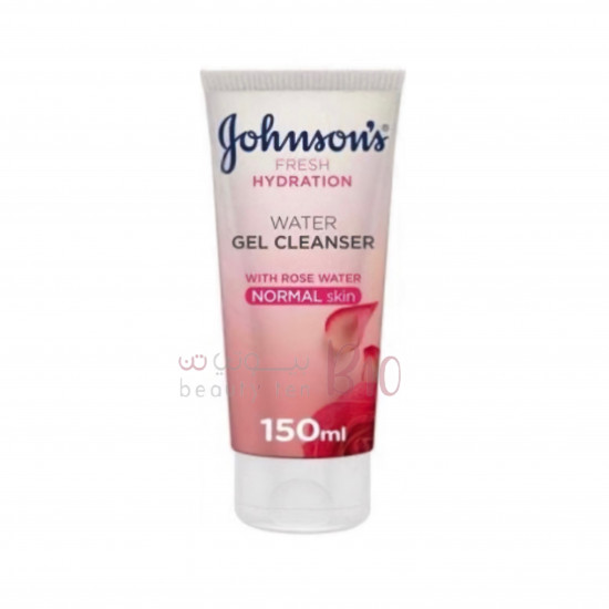 جونسون غسول مائي منظف بماء الورد، للبشرة العادية - 150 مل جونسون غسول مائي منظف بماء الورد، للبشرة العادية - 150 مل