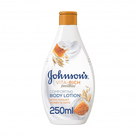 لوشن مريح للجسم مع خلاصة اللبن والعسل والشوفان من جونسون 250 مل لوشن مريح للجسم مع خلاصة اللبن والعسل والشوفان من جونسون 250 مل