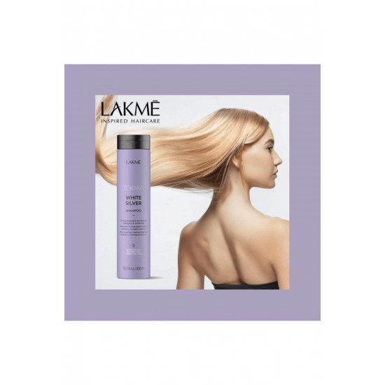 شامبو لاكمي البنفسجي تكنيا وايت سيلفر 300 مل شامبو لاكمي البنفسجي تكنيا وايت سيلفر 300 مل