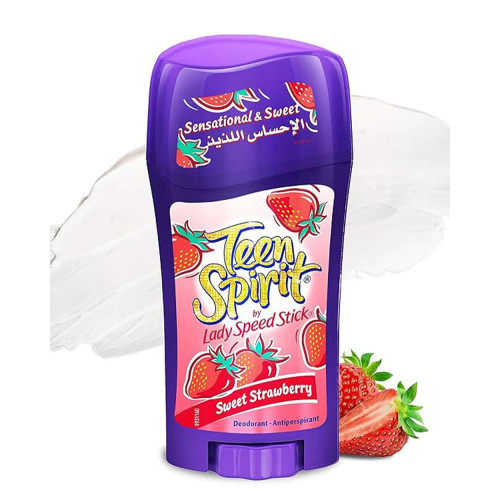ليدي سبيد ستيك مزيل العرق تين سبيريت بالفراولة - 65 جم ليدي سبيد ستيك مزيل العرق تين سبيريت بالفراولة - 65 جم