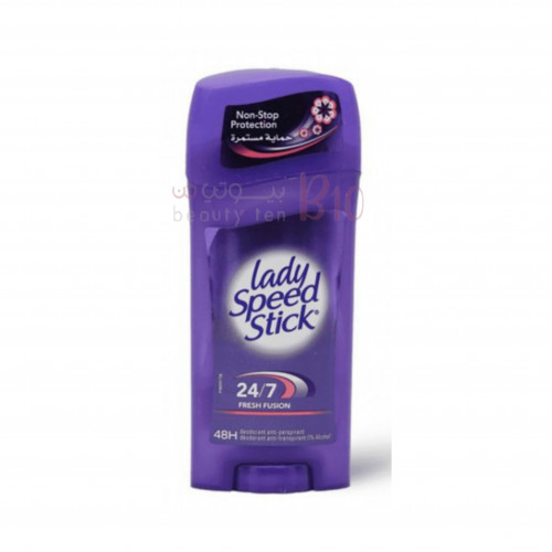 ليدي سبيد ستيك مزيل عرق نسائي فريش فيوجن - 65 جم ليدي سبيد ستيك مزيل عرق نسائي فريش فيوجن - 65 جم