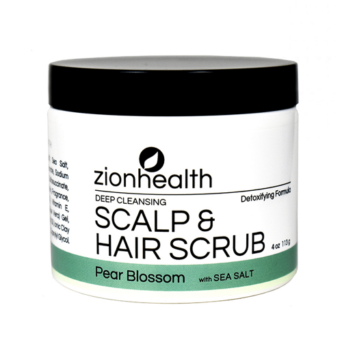 زيون هيلث مقشر للشعر وفروة الرأس للتنظيف العميق بأزهار الكمثرى وملح البحر - 113جم زيون هيلث مقشر للشعر وفروة الرأس للتنظيف العميق بأزهار الكمثرى وملح البحر - 113جم