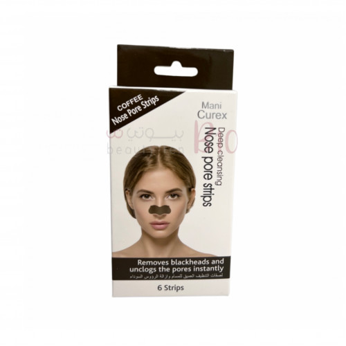 لصقات للتنظيف العميق وإزالة الروؤس السوداء بالقهوة من ماني كوريكس - 6 لصقات لصقات للتنظيف العميق وإزالة الروؤس السوداء بالقهوة من ماني كوريكس - 6 لصقات
