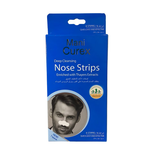 ماني كوريكس لصقات للتنظيف العميق وإزالة الروؤس السوداء - 6 لصقات ماني كوريكس لصقات للتنظيف العميق وإزالة الروؤس السوداء - 6 لصقات