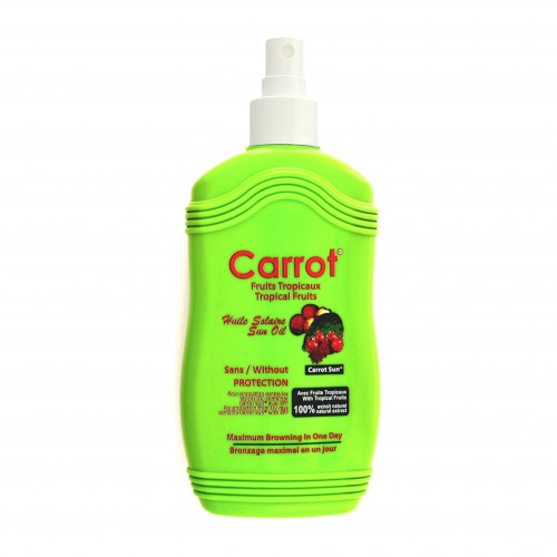 بخاخ زيت تسمير البشرة كاروت صن برائحة الفواكه الاستوائية - 200 مل بخاخ زيت تسمير البشرة كاروت صن برائحة الفواكه الاستوائية - 200 مل