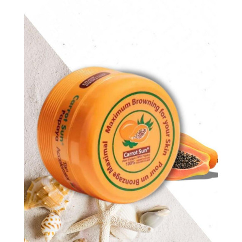 كاروت صن كريم التسمير بالبابايا 350 جم كاروت صن كريم التسمير بالبابايا 350 جم