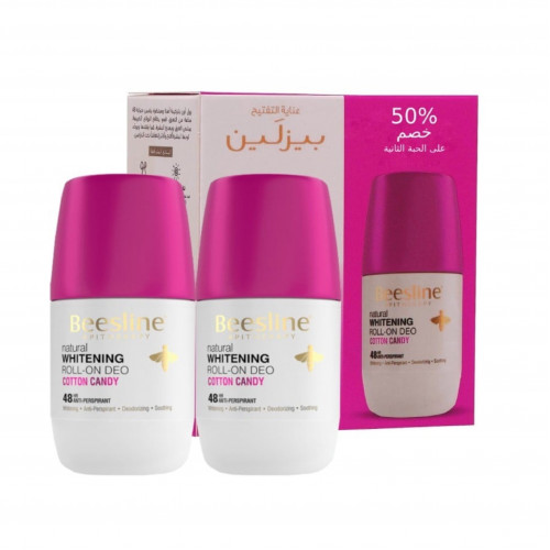 بيزلين مزيل الرائحة لتفتيح البشرة نعومة القطن رول اون 50 مل 1+1 بيزلين مزيل الرائحة لتفتيح البشرة نعومة القطن رول اون 50 مل 1+1
