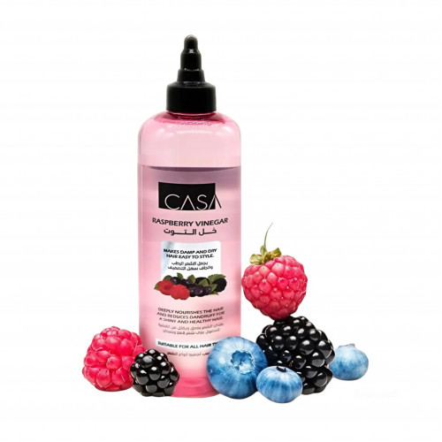 خل الشعر المنشط، بتوت العليق من كاسا 500 مل خل الشعر المنشط، بتوت العليق من كاسا 500 مل
