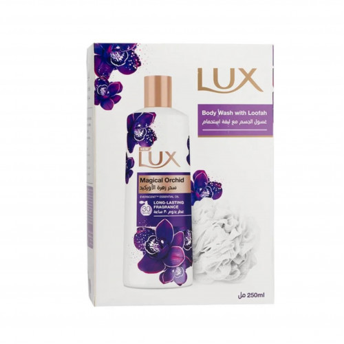 غسول الجسم الأوركيد السحري لوكس مع اللوفة 250 مل غسول الجسم الأوركيد السحري لوكس مع اللوفة 250 مل