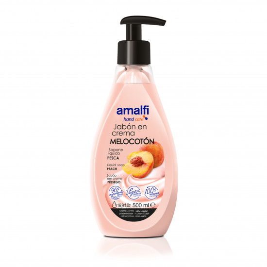 صابون سائل بالخوخ من امالفي 500مل صابون سائل بالخوخ من امالفي 500مل