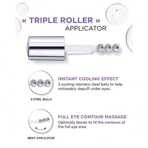 سيروم العيون 1.5٪ حمض الهيالورونيك نقي ، 1٪ كافيين من لوريال 20مل سيروم العيون 1.5٪ حمض الهيالورونيك نقي ، 1٪ كافيين من لوريال 20مل