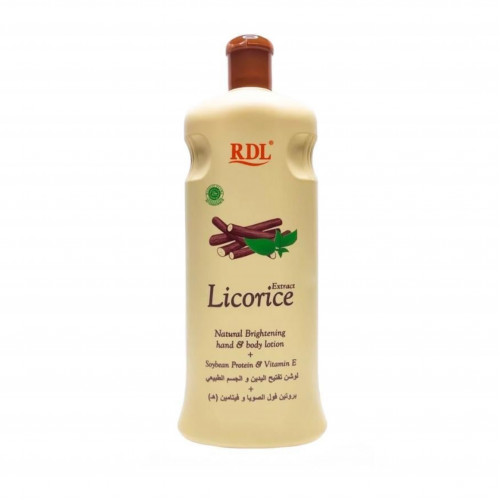 لوشن عرق السوس لليدين والجسم من ار دي ال 600مل لوشن عرق السوس لليدين والجسم من ار دي ال 600مل