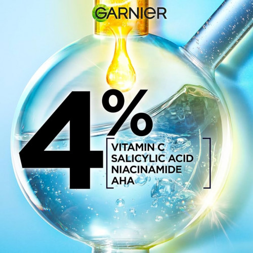 سيروم غارنييه سكين أكتيف فاست كلير بوستر للوجه، للبشرة مع حمض الساليسيليك، 15 مل سيروم غارنييه سكين أكتيف فاست كلير بوستر للوجه، للبشرة مع حمض الساليسيليك، 15 مل