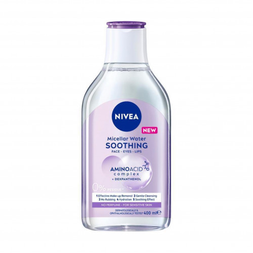 ماء ميسيلار ومزيل مكياج  للعناية بالبشرة الحساسة من نيفيا، 400 مل ماء ميسيلار ومزيل مكياج  للعناية بالبشرة الحساسة من نيفيا، 400 مل