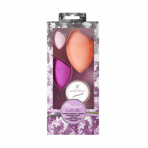 مجموعة إسفنج ميركل من ريل تكنيك إصدار محدود + منظف - 4 قطع مجموعة إسفنج ميركل من ريل تكنيك إصدار محدود + منظف - 4 قطع