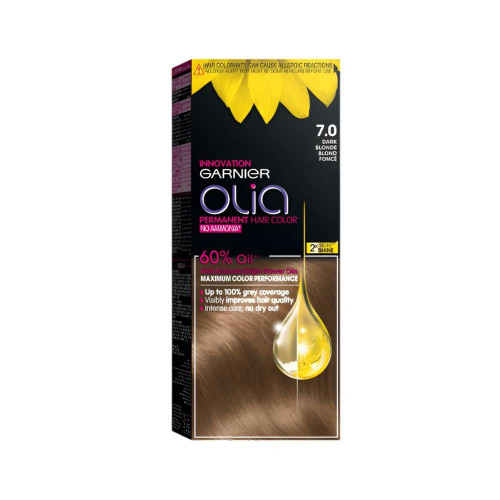 غارنييه أوليا صبغة شعر دائمة 7.0 أشقر غامق غارنييه أوليا صبغة شعر دائمة 7.0 أشقر غامق