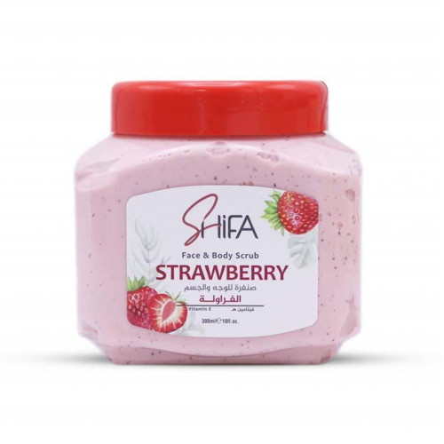 مقشر شفا للوجه والجسم بالفراولة - 300 مل مقشر شفا للوجه والجسم بالفراولة - 300 مل