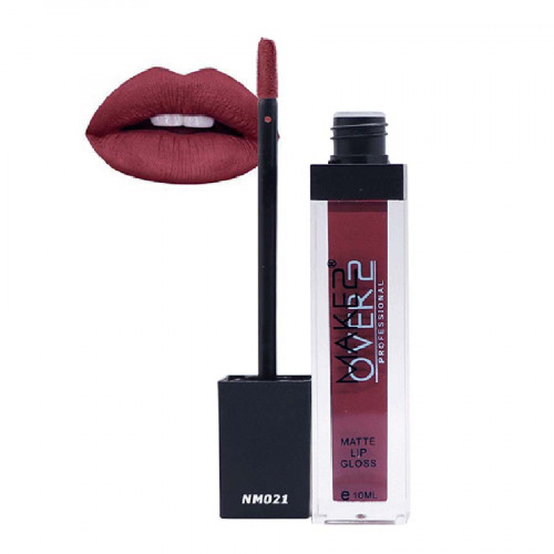 ملمع شفاه مطفي من ميك اوفر 2-021 ملمع شفاه مطفي من ميك اوفر 2-021